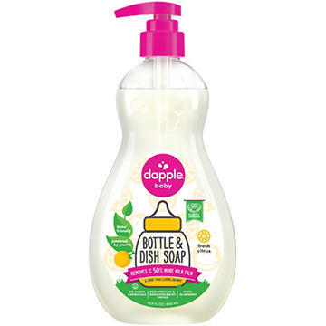 Dapple Fresh Citrus Bottle & Dish Soap, 16.9 oz