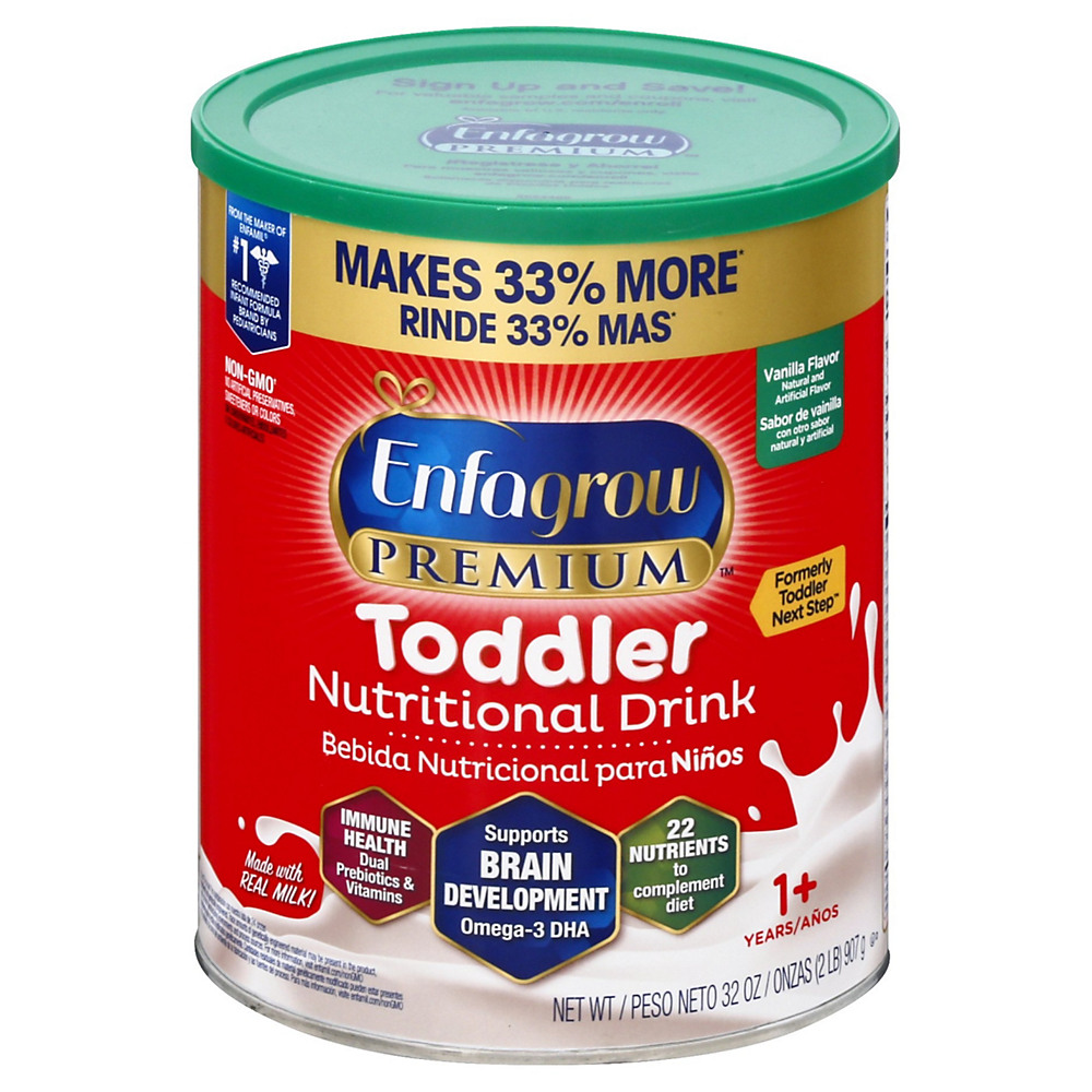 Calories in Enfagrow Premium Toddler Nutritional Drink Vanilla, 32 oz