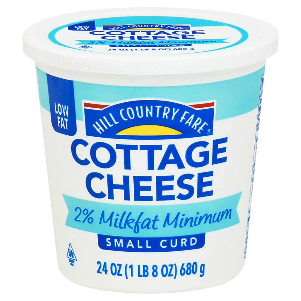 Calories in Hill Country Fare 2% Lowfat Cottage Cheese, 24 oz