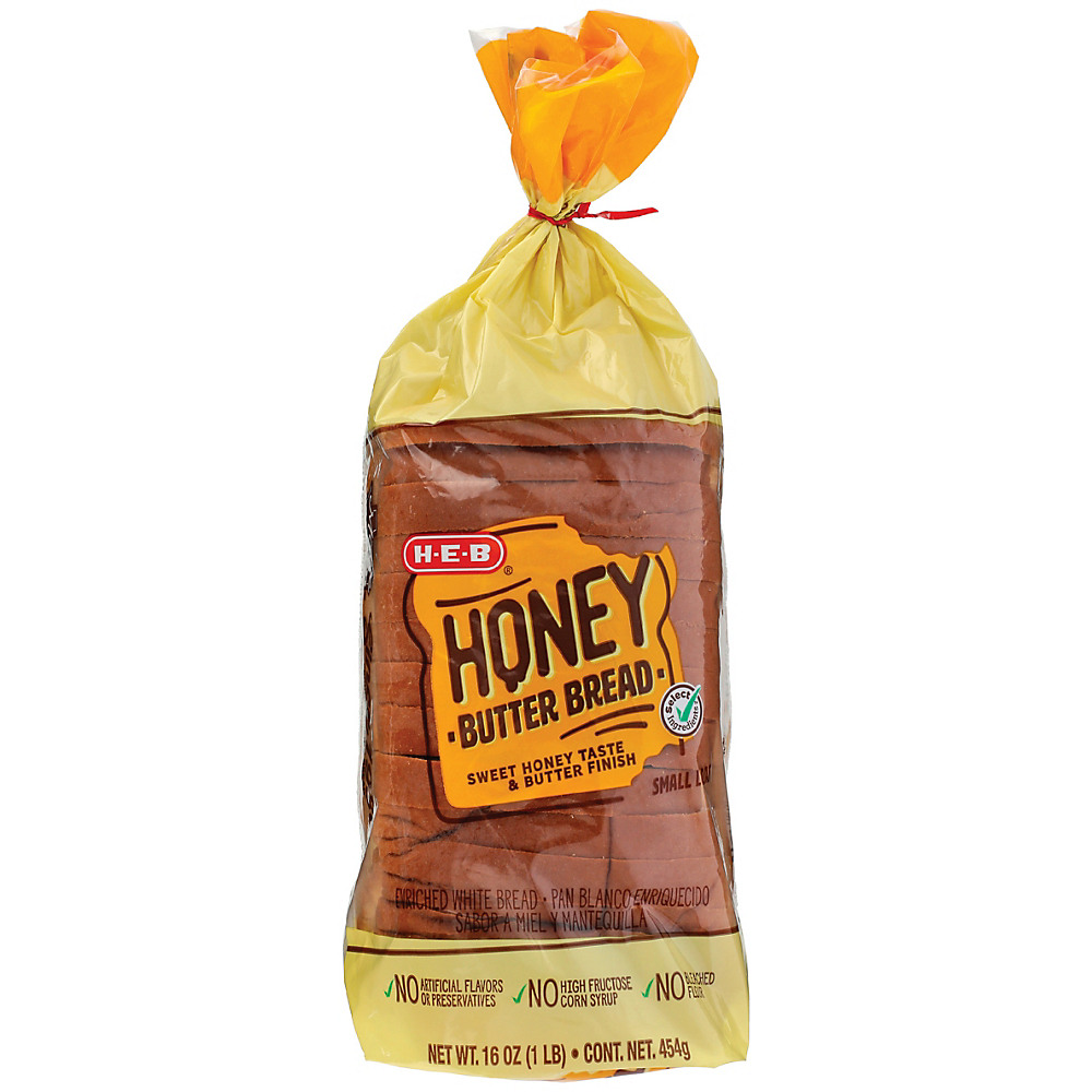 Calories in H-E-B Honey Butter Bread, 16 oz