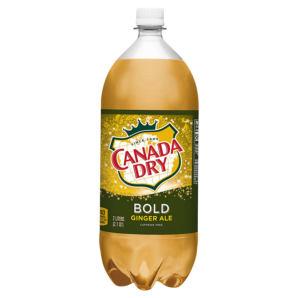 Calories in Canada Dry Bold Caffeine Free Ginger Ale, 2 L