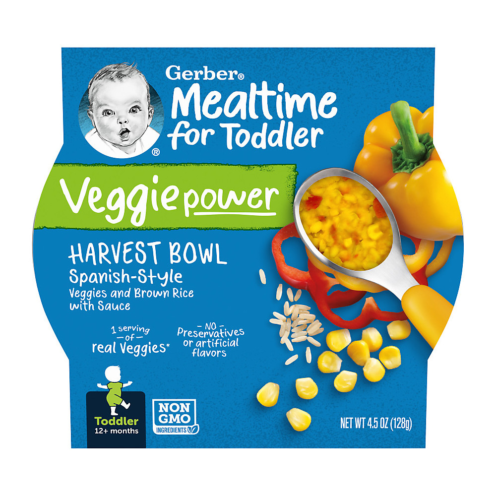 Calories in Gerber Spanish-Style Sofrito Mealtime Harvest Bowl, 4.5 oz