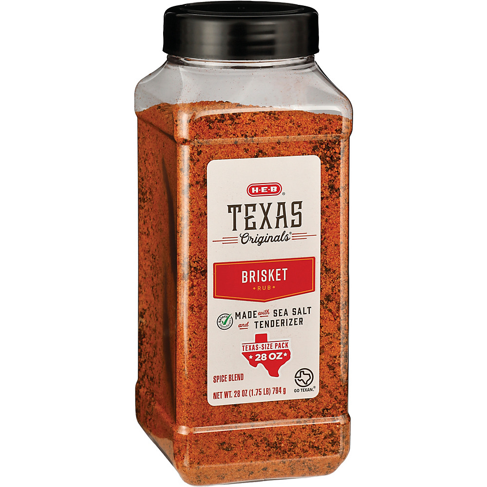 Calories in H-E-B Select Ingredients Texas Originals Brisket Rub Spice Blend Value Size, 28 oz
