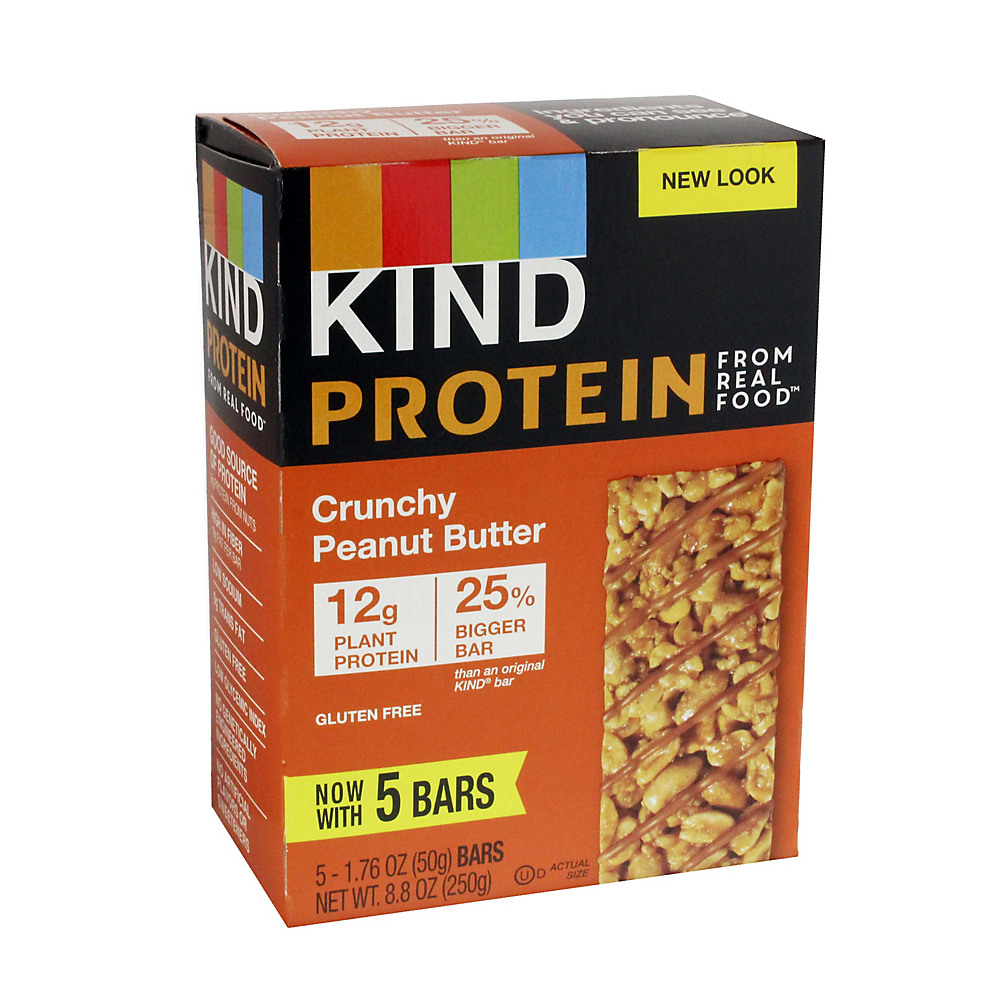 Calories in Kind Crunchy Peanut Butter Protein Bars, 5 ct