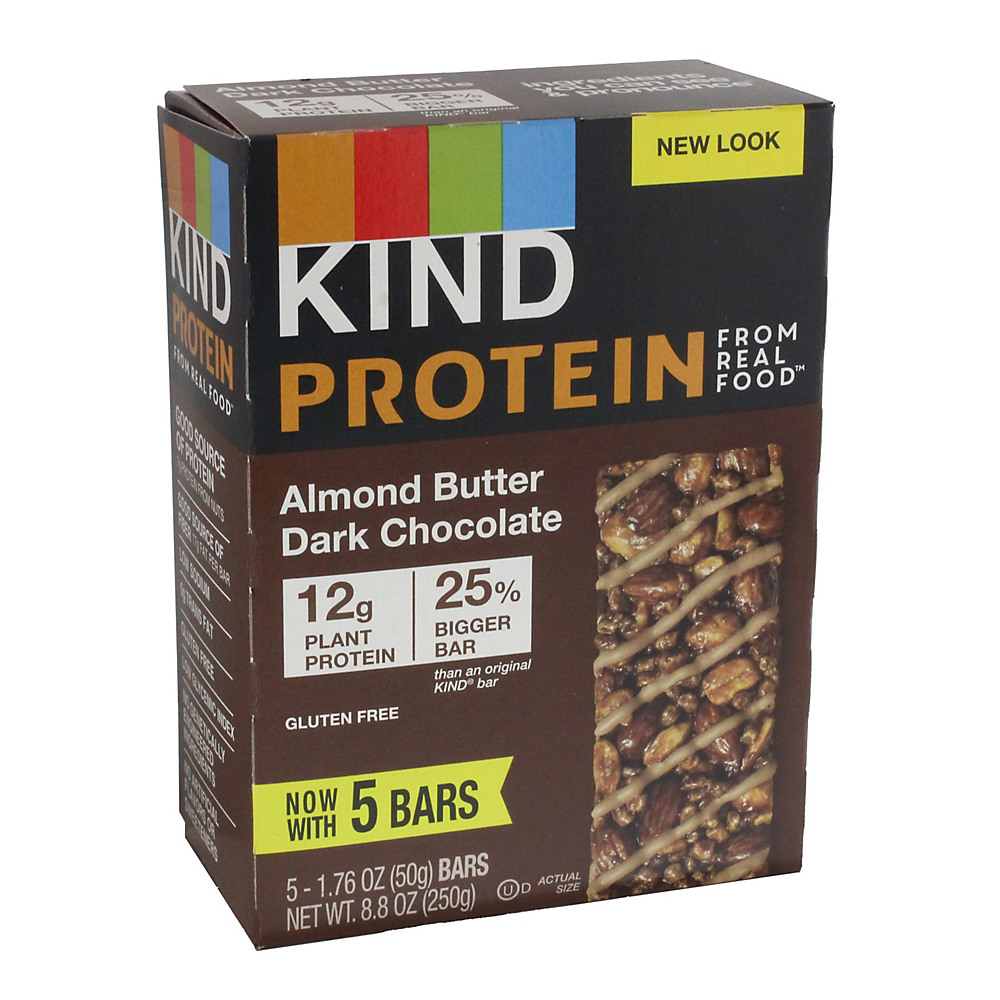 Calories in Kind Almond Butter Dark Chocolate Protein Bars, 5 ct