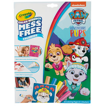 Crayola Paw Patrol Color Wonder Mess Free Coloring Kit