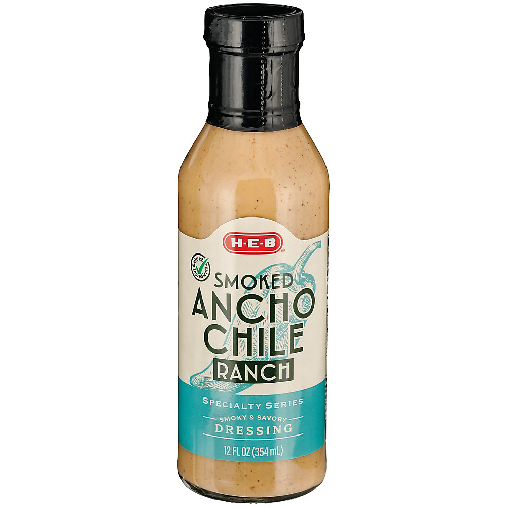 Calories in H-E-B Smoked Ancho Chile Ranch Dressing, 12 oz