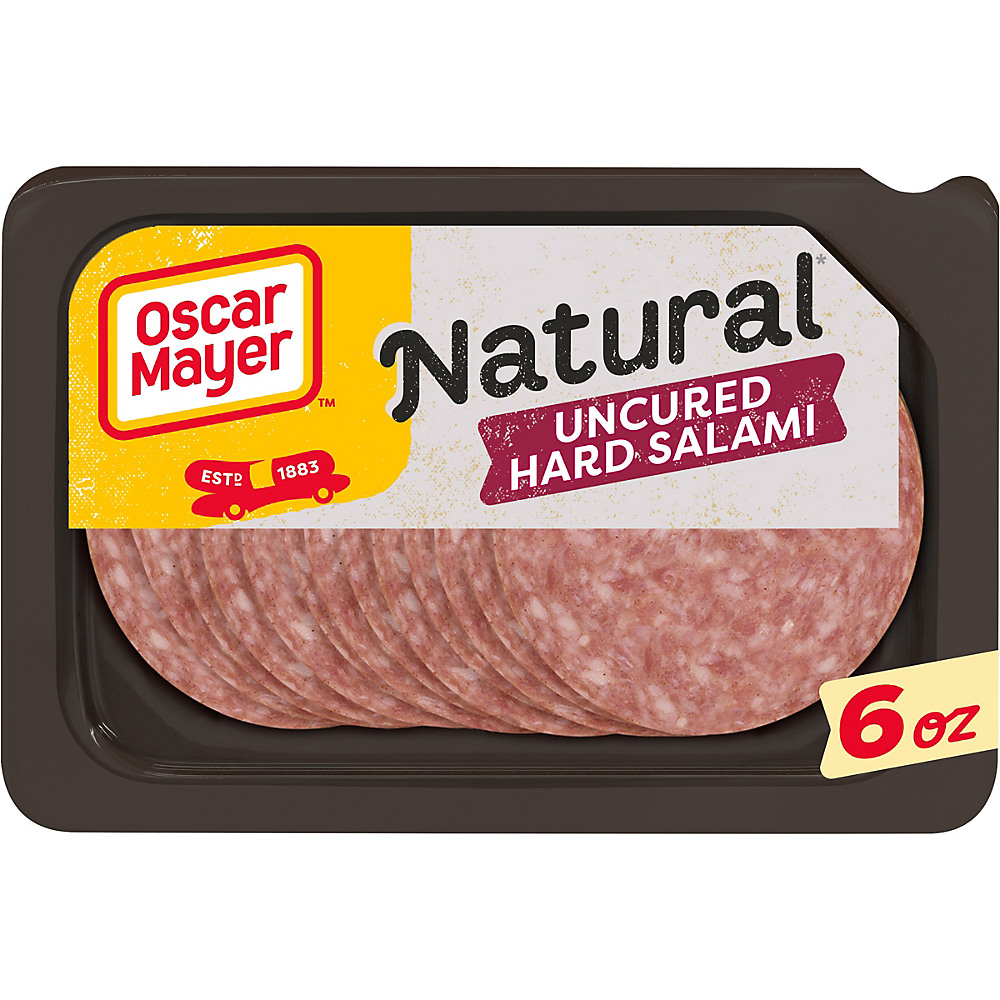 Calories in Oscar Mayer Natural Uncured Hard Salami, 6 oz