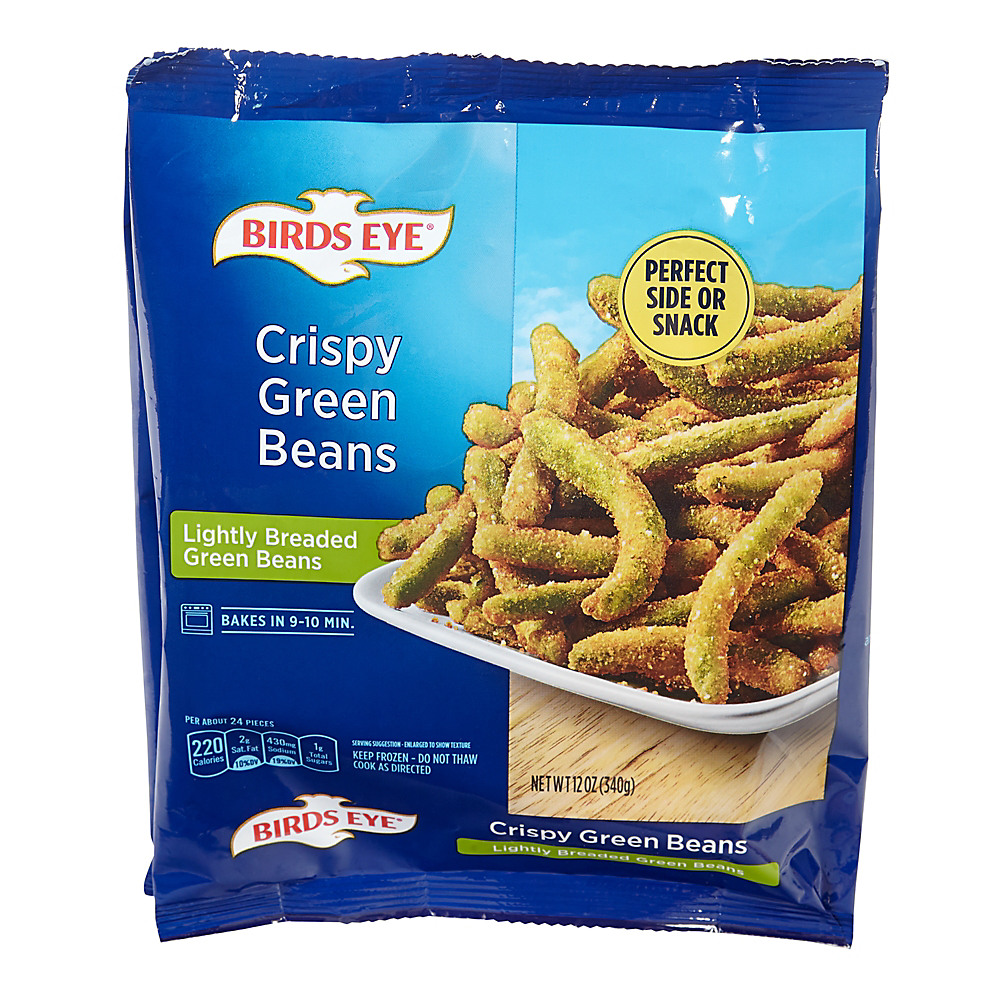 Calories in Birds Eye Crispy Lightly Breaded Green Beans, 12 oz