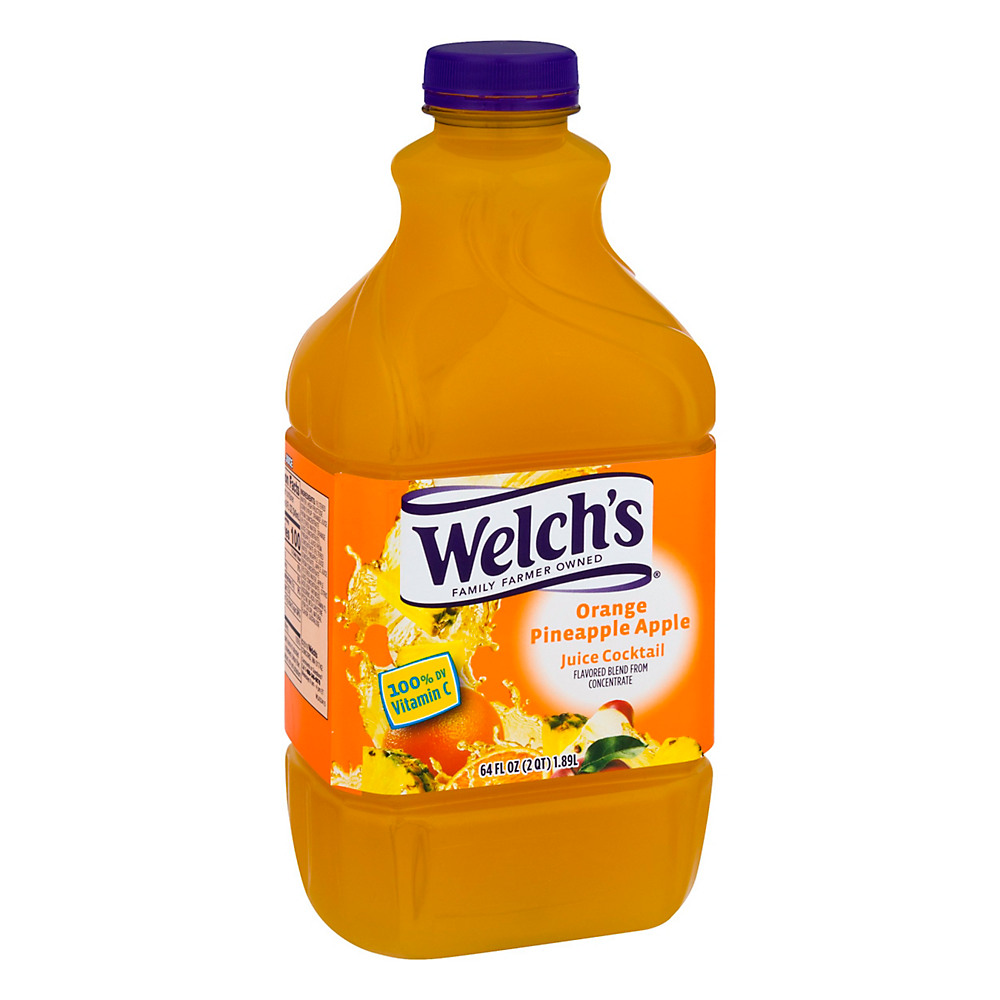 Calories in Welch's Orange Pineapple Apple Juice Cocktail, 64 oz