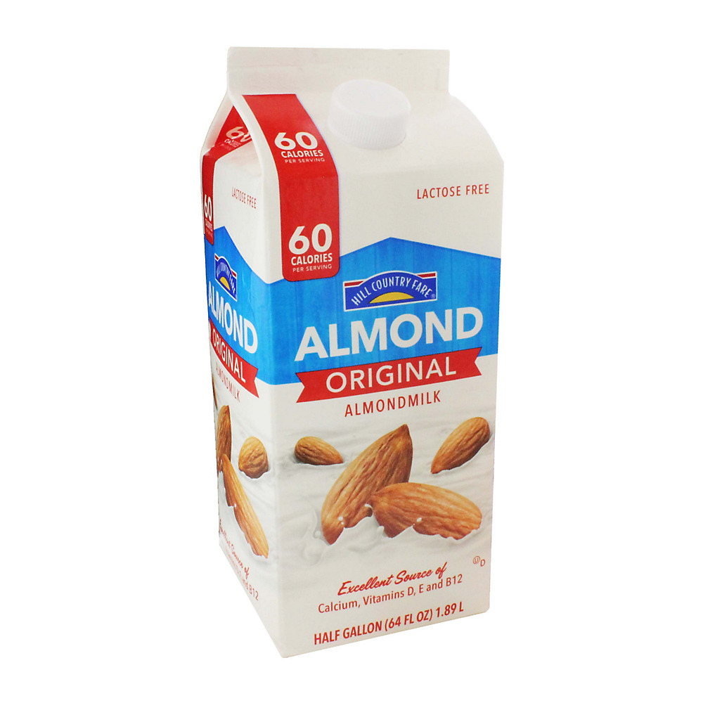 Calories in Hill Country Fare Original Almond Milk, 64 oz