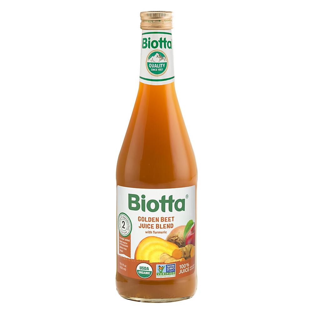 Calories in Biotta Golden Beet Juice Blend with Turmeric, 16.9 oz