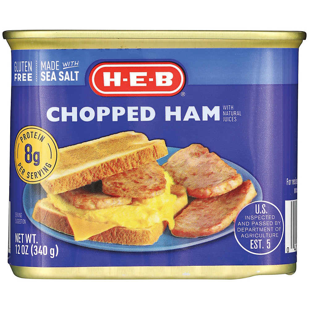 Calories in H-E-B Chopped Ham, 12 oz