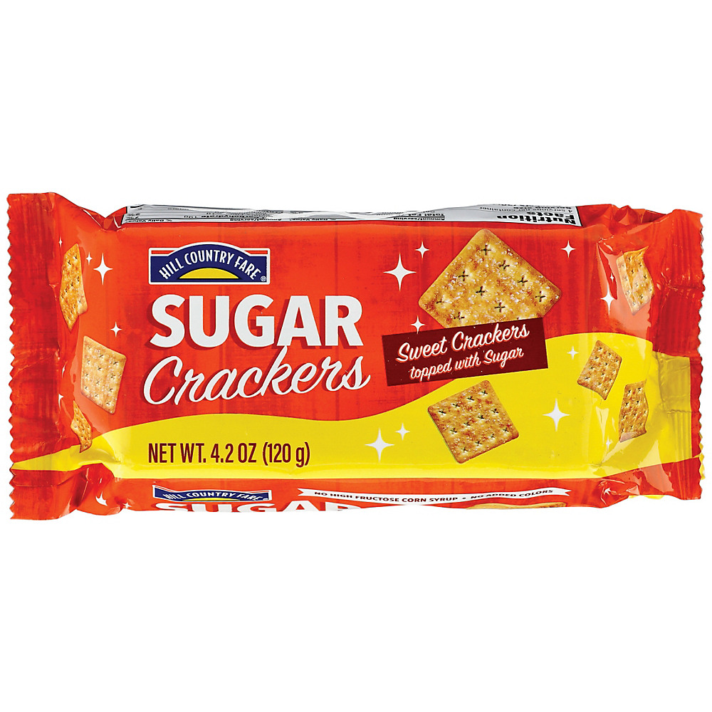 Calories in Hill Country Fare Sugar Crackers, 4.2 oz