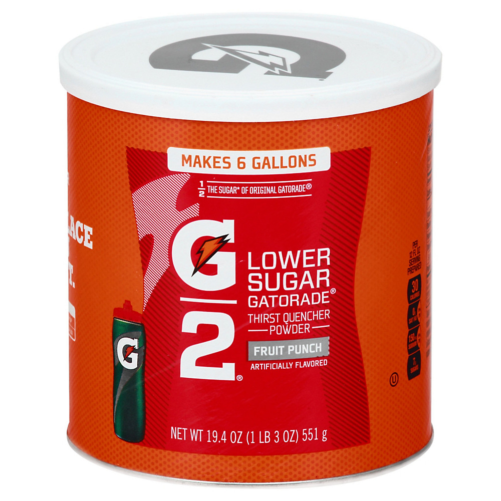 Calories in Gatorade G2 Fruit Punch Thirst Quencher Powder, 19.4 oz