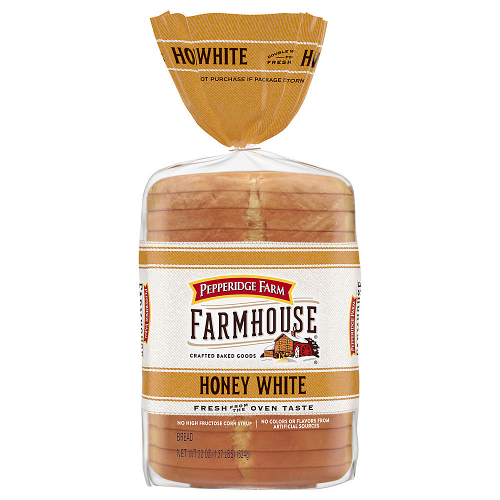 Calories in Pepperidge Farm Farmhouse Honey White Bread, 22 oz