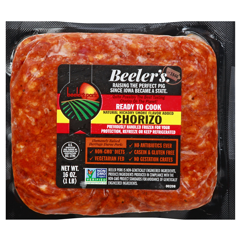 Calories in Beeler's Chorizo, 1 lb