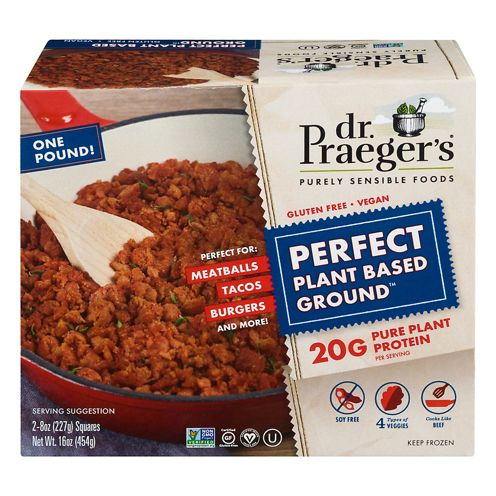 Calories in Dr. Praeger's Perfect Plant Based Ground, 2 ct