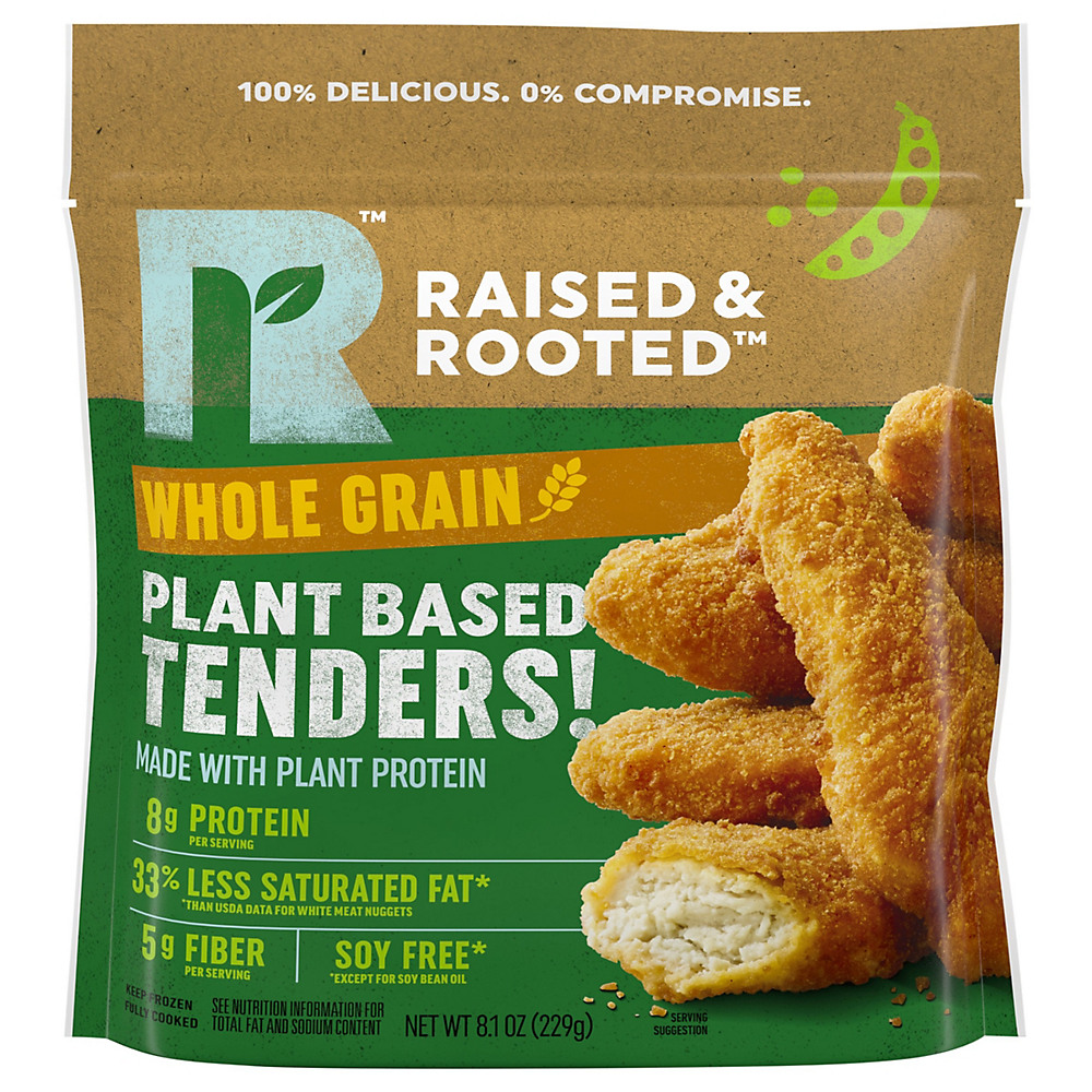 Calories in Raised & Rooted Tenders 100% Plant, 8.1 oz