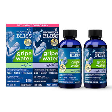 Mommy's Bliss Gripe Water Day + Night Combo, 2 pk