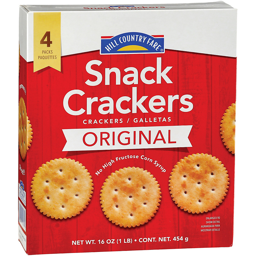 Calories in Hill Country Fare Original Snack Crackers, 16 oz