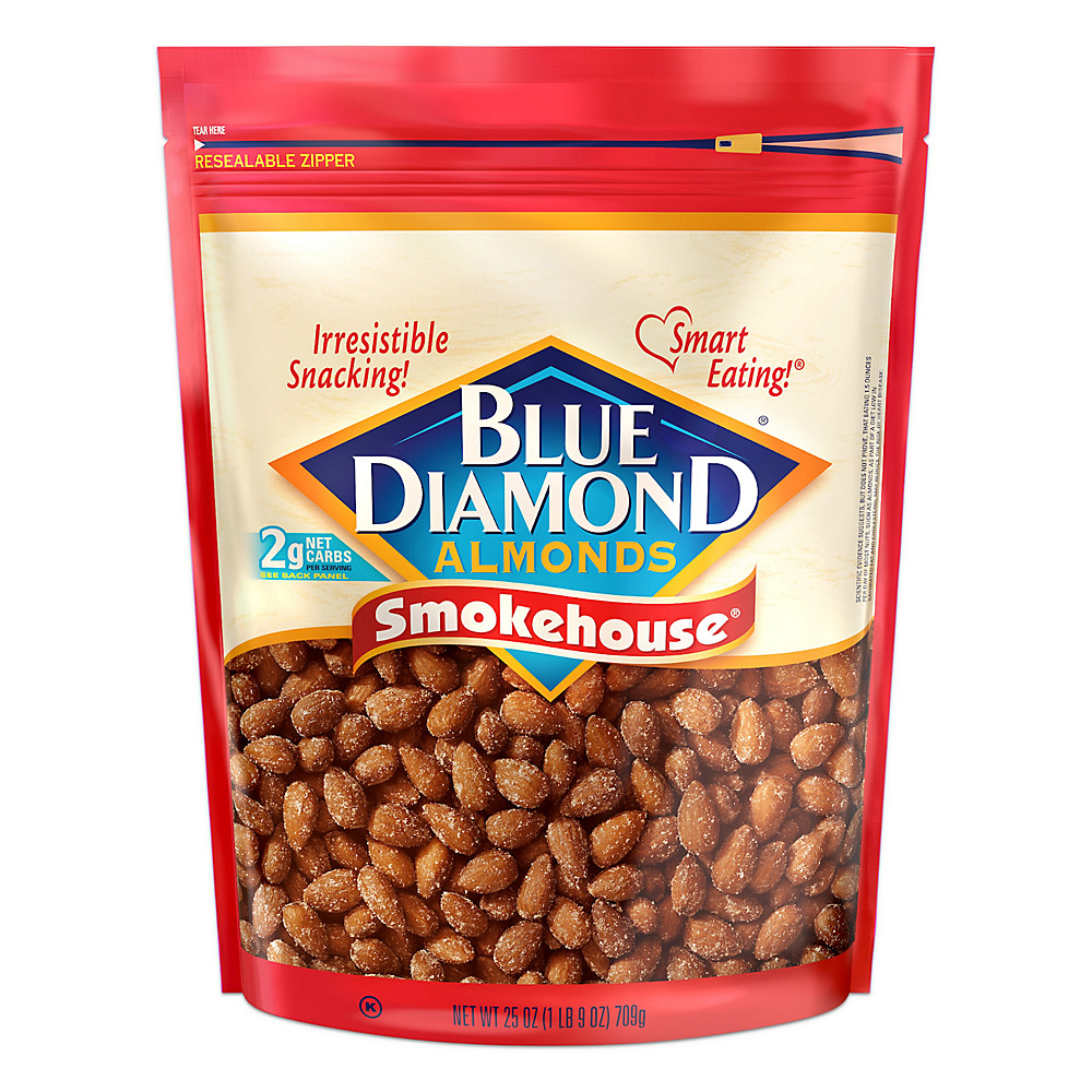 Calories in Blue Diamond Smokehouse Almonds, 25 oz