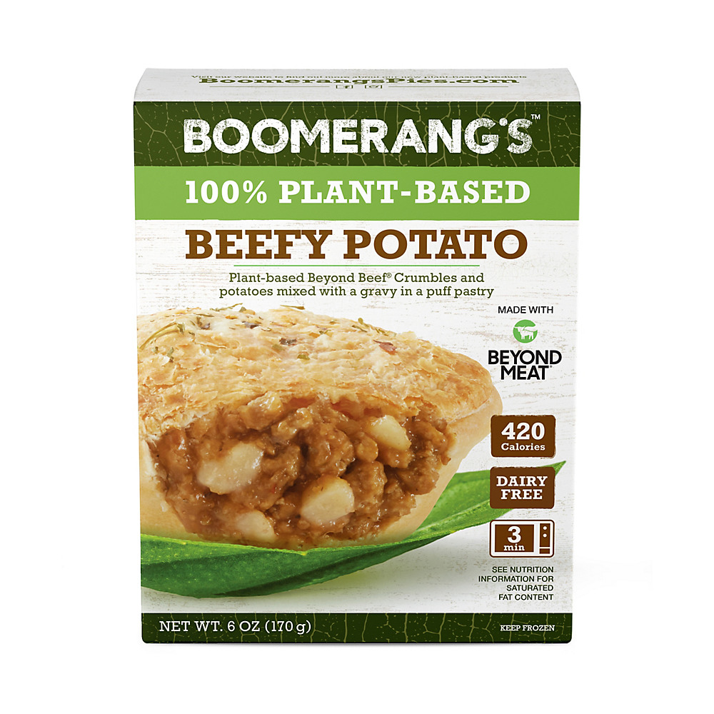 Calories in Boomerang's Plant-Based Beefy Potato, 6 oz