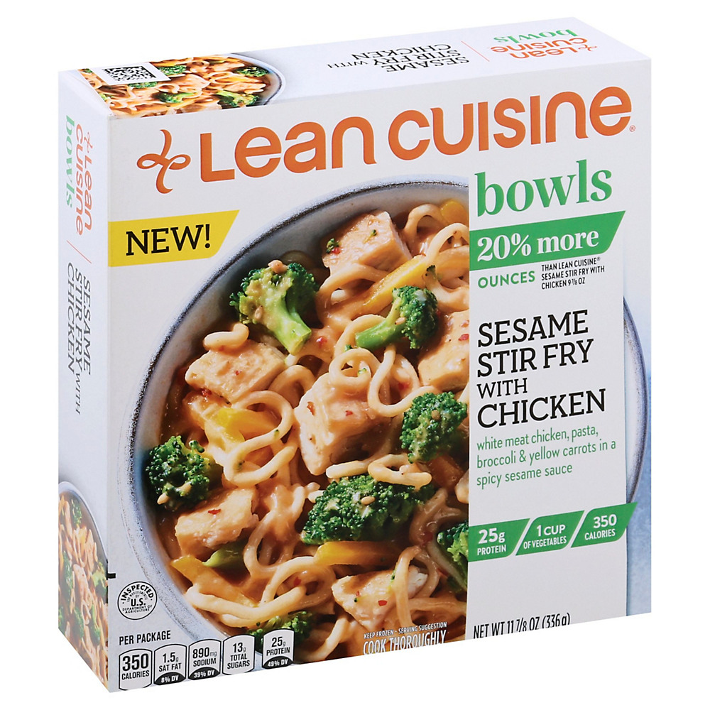 Calories in Lean Cuisine Sesame Stir Fry with Chicken Bowl, 11.88 oz