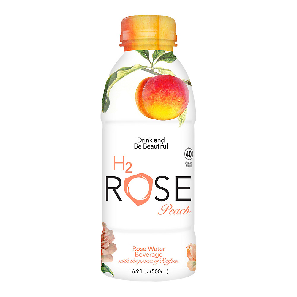 Calories in H2Rose Peach Rose Water Beverage, 16.9 oz