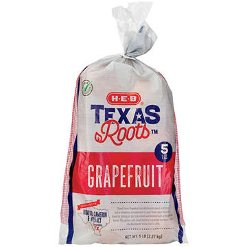H-E-B Texas Roots Fresh Grapefruit, 5 lb bag