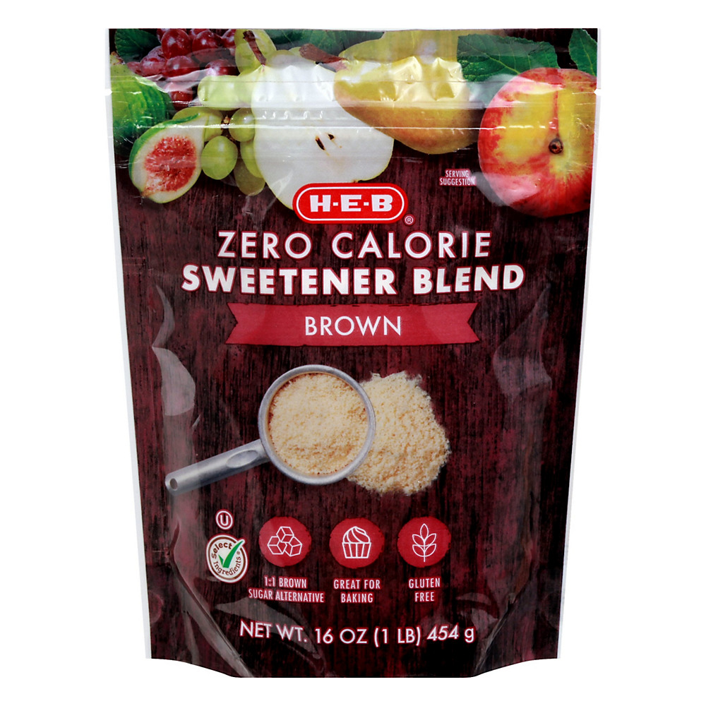 Calories in H-E-B Zero Calorie Brown Sweetener Blend, 16 oz