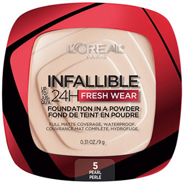 L'Oréal Paris Infallible Up to 24H Fresh Wear Foundation in a Powder Pearl, 0.31 oz