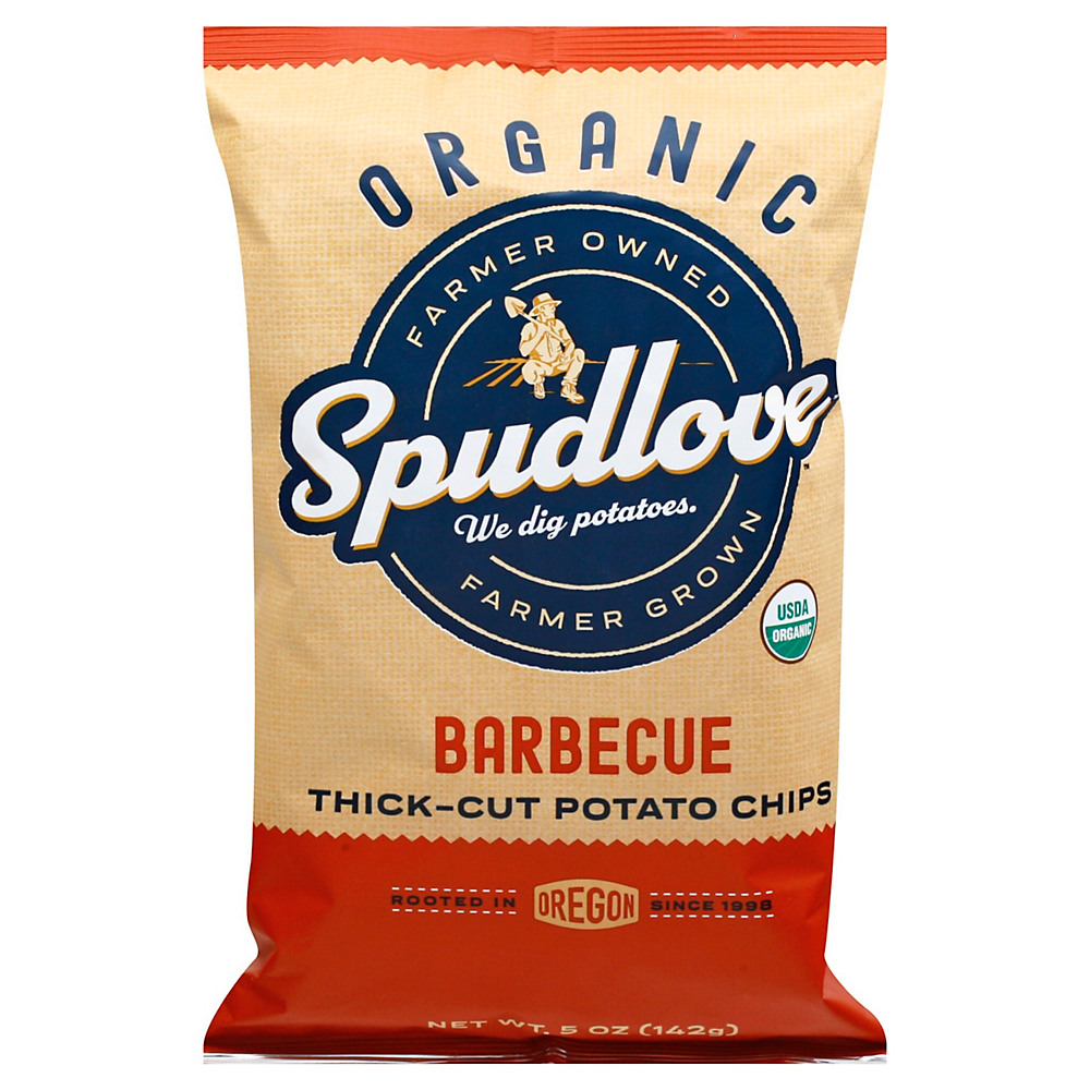 Calories in Spudlove Organic BBQ Potato Chips, 5 oz