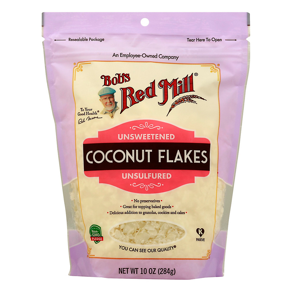 Calories in Bob's Red Mill Unsweetened Coconut Flakes, 10 oz