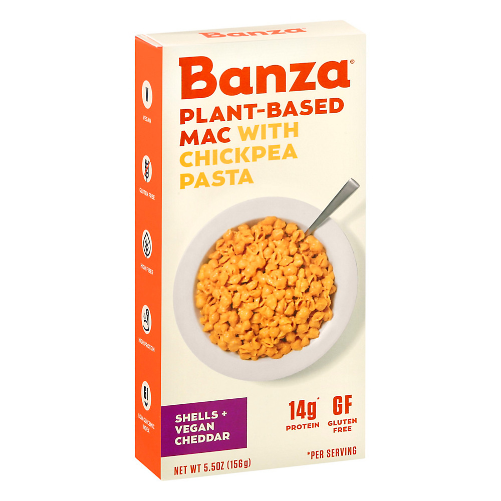 Calories in Banza Shells & Vegan Cheddar Plant-Based Mac, 5.5 oz