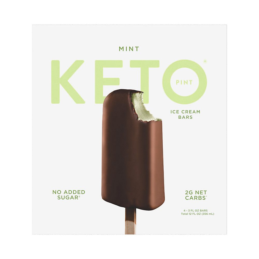 Calories in Keto Pint Mint Chip Ice Cream Bars, 4 ct