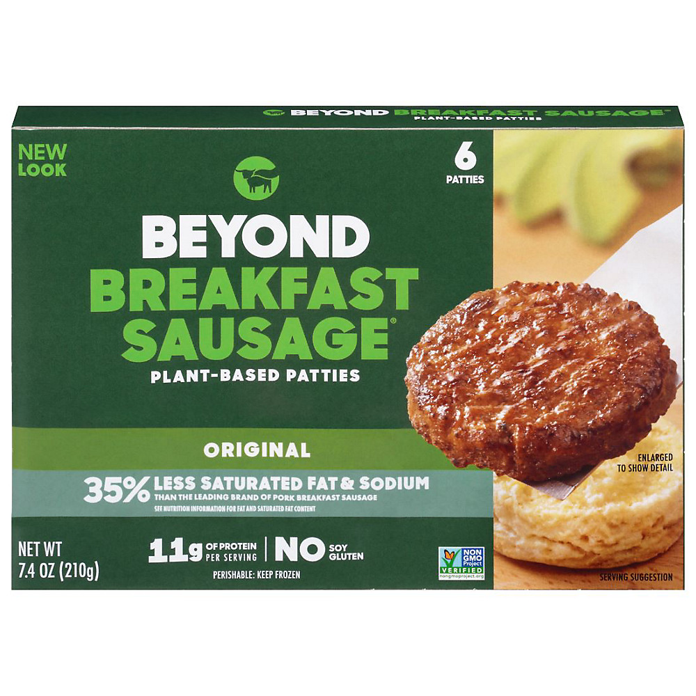 Calories in Beyond Meat Beyond Breakfast Sausage Breakfast Sausage Patties Classic, 6 ct