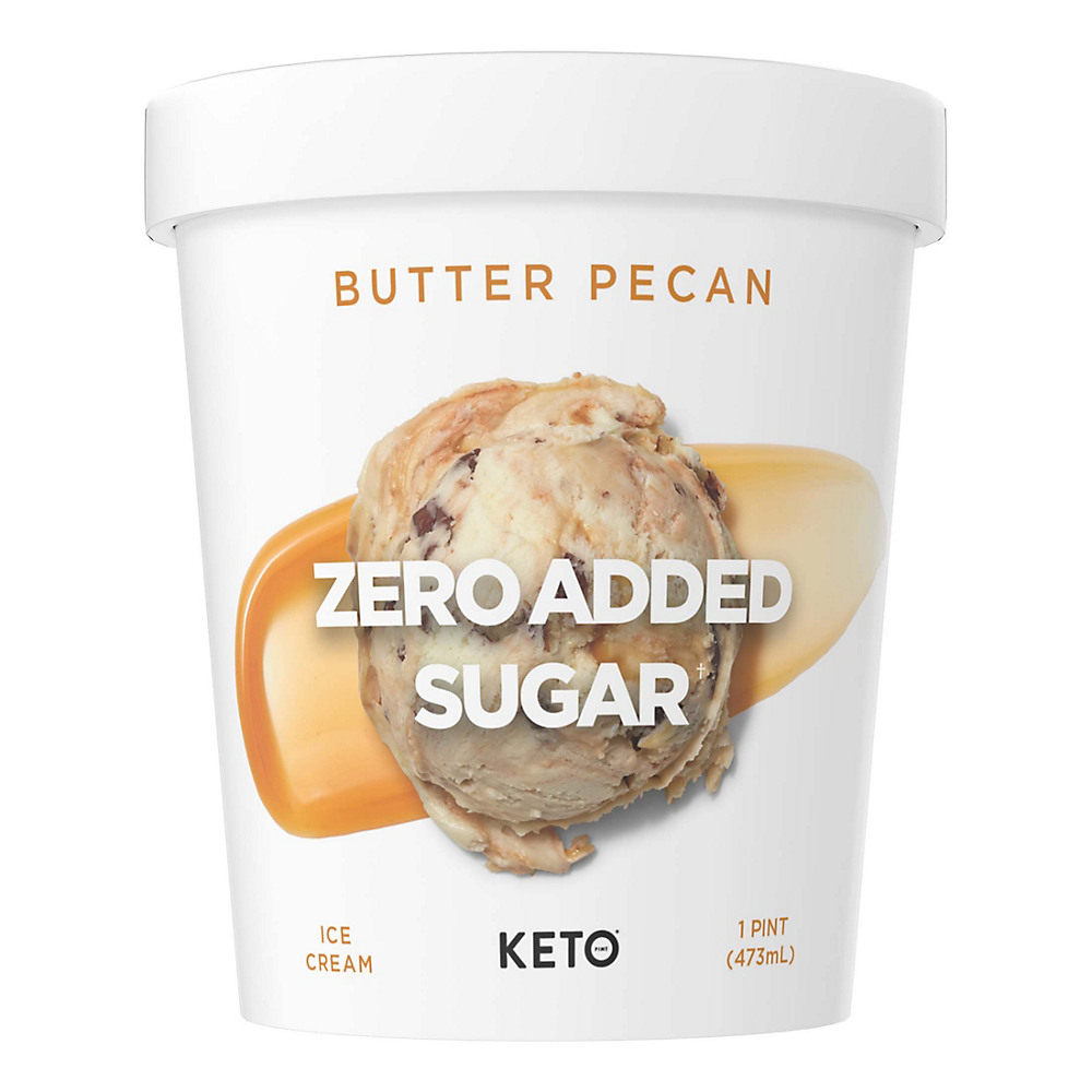 Calories in Keto Pint Butter Pecan Ice Cream, 1 pt