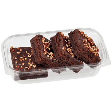 H-E-B Bakery Gourmet Pecan Fudge Brownies, 4 ct
