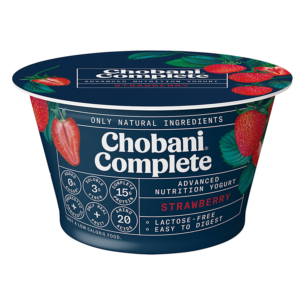 Calories in Chobani Complete Strawberry Greek Yogurt, 5.3 oz