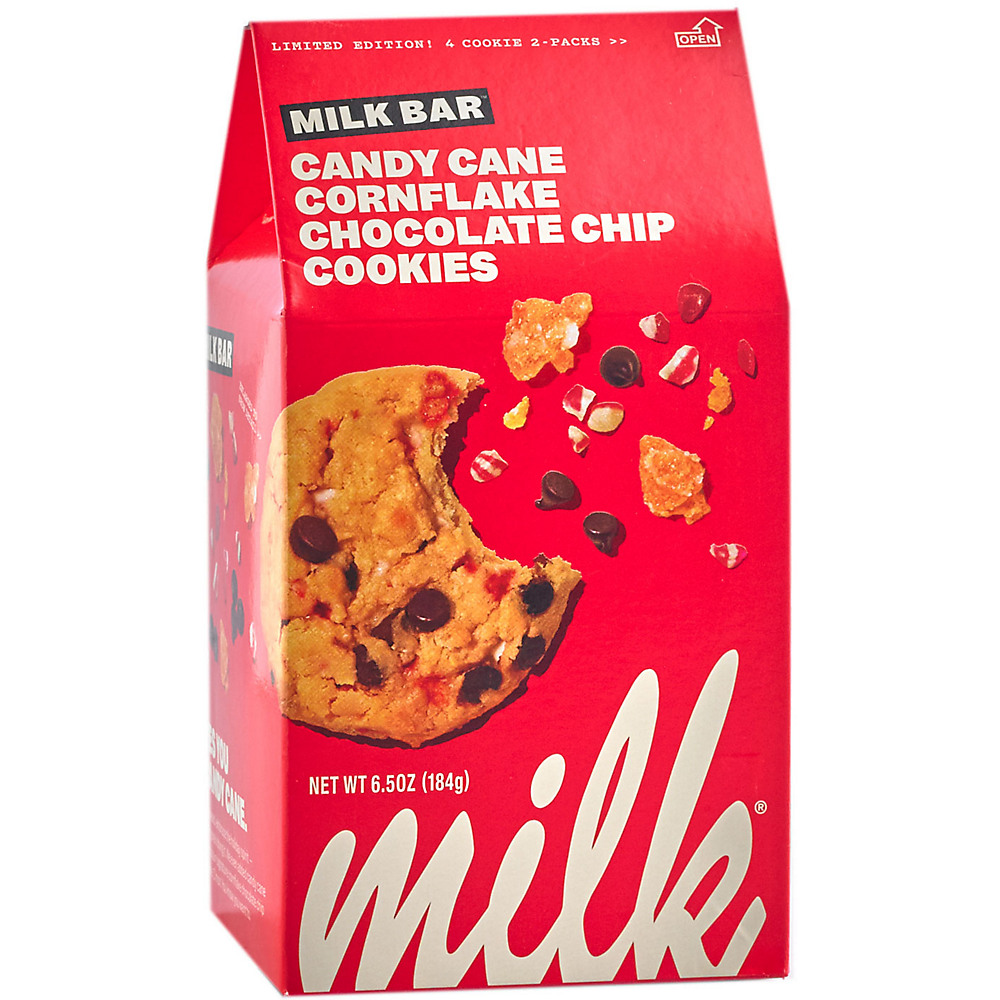 Calories in Milk Bar Candy Cane Cornflake Chocolate Chip Cookies, 6.5 oz
