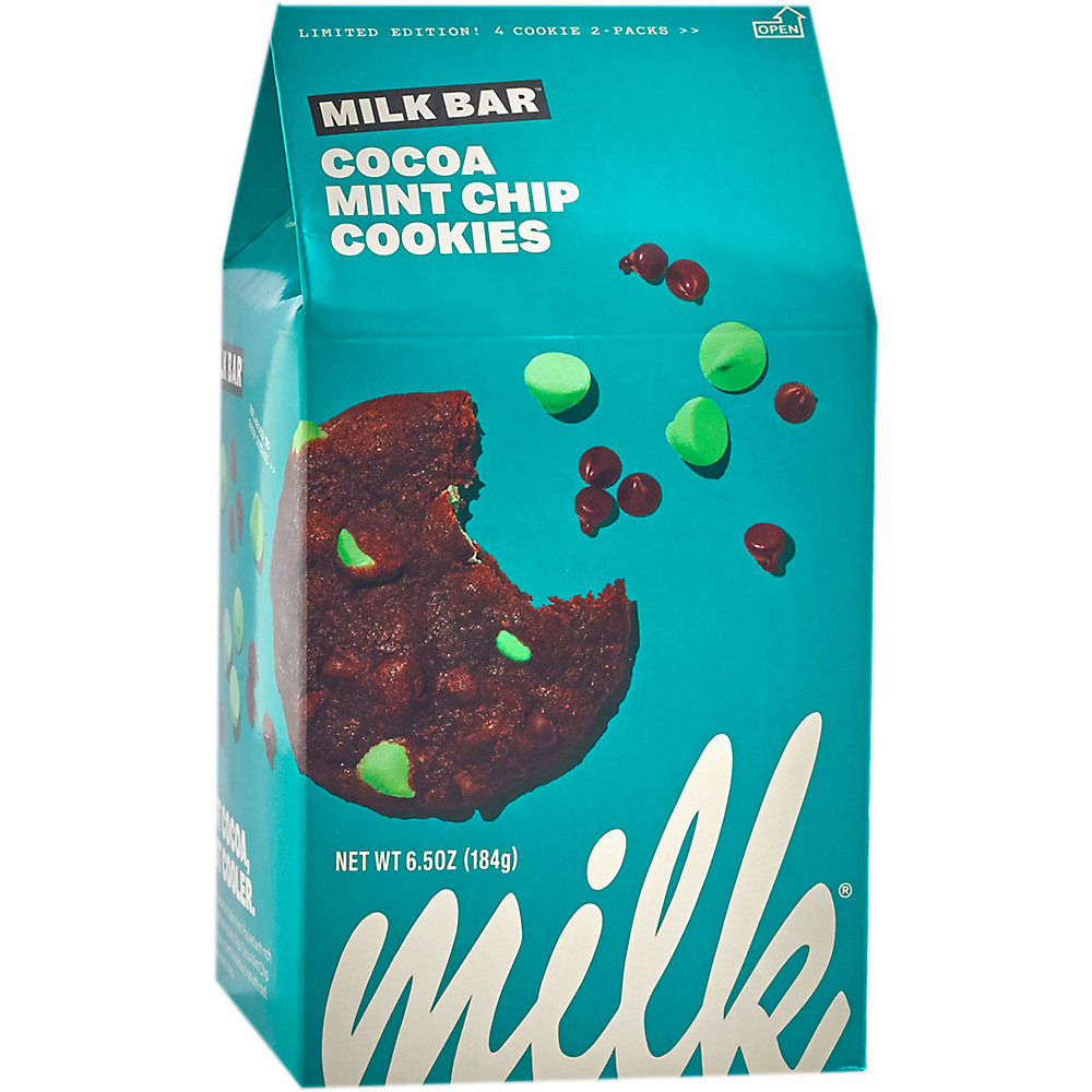 Calories in Milk Bar Cocoa Mint Chip Cookies, 6.5 oz