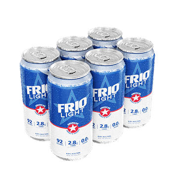 Frio Light American Beer 6 pk Cans, 16 oz