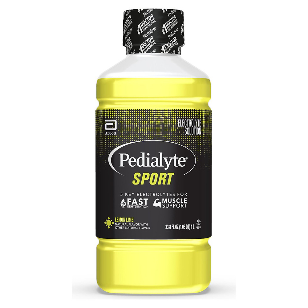Calories in Pedialyte Sport Electrolyte Solution Lemon Lime Ready-to-Drink, 33.8 oz