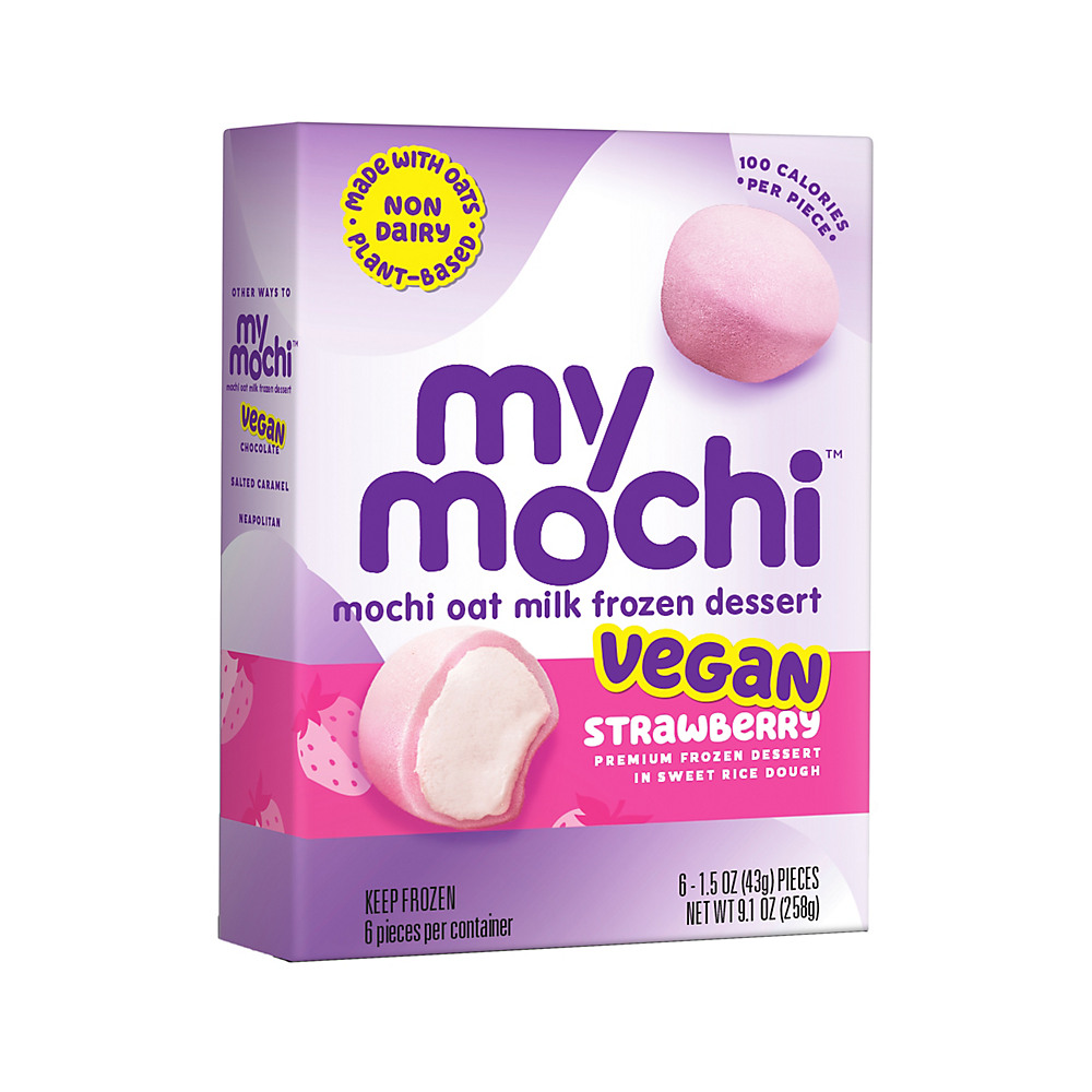Calories in My/Mochi Strawberry Mochi Cashew Cream Frozen Desserts, 6 ct
