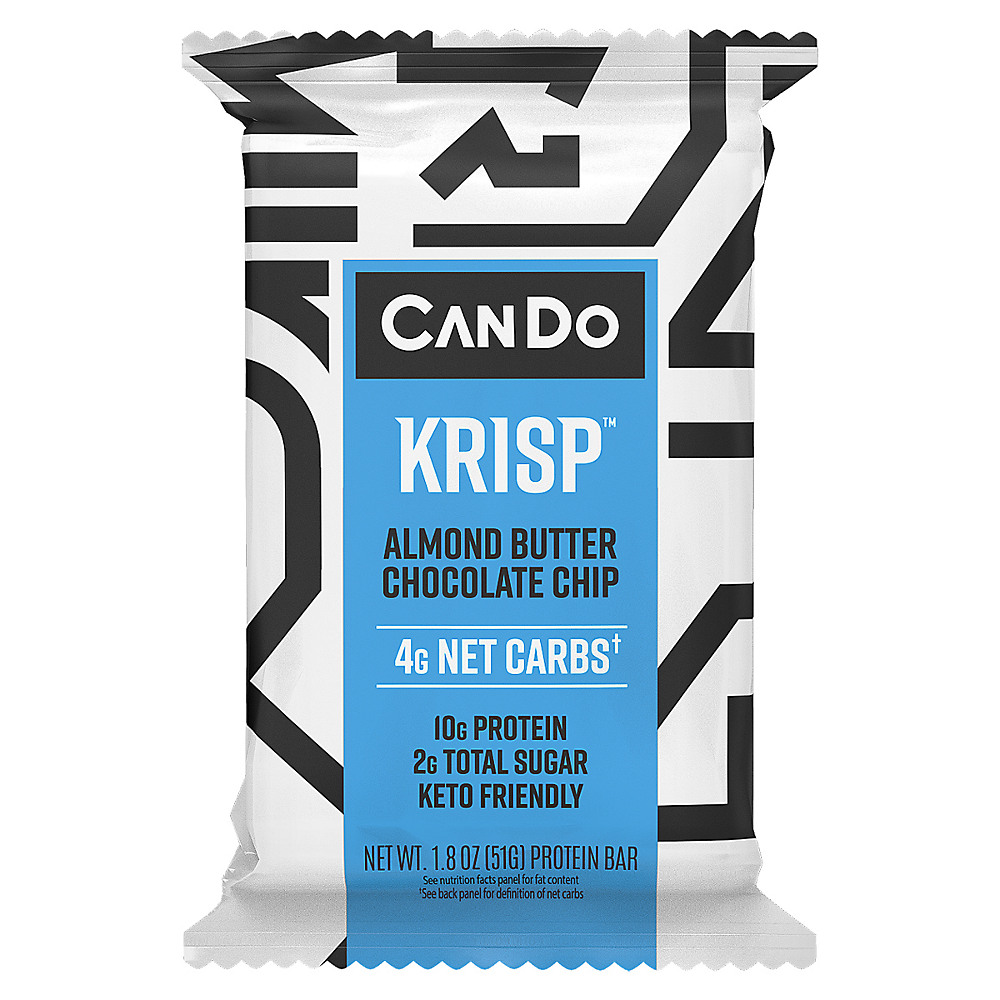 Calories in Keto Krisp Almond Butter Chocolate Chip Protein Bar, 1.8 oz