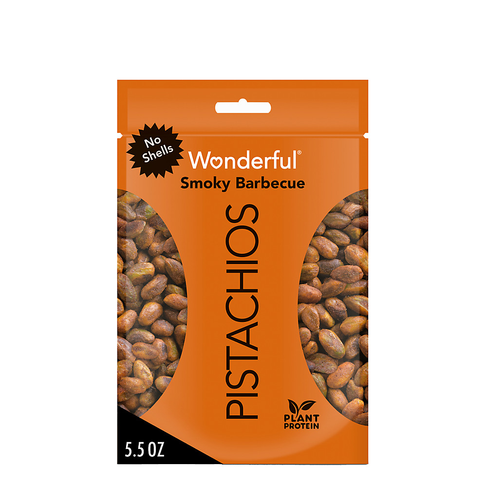 Calories in Wonderful Pistachios No Shell, Barbeque Flavored, 5.5 oz