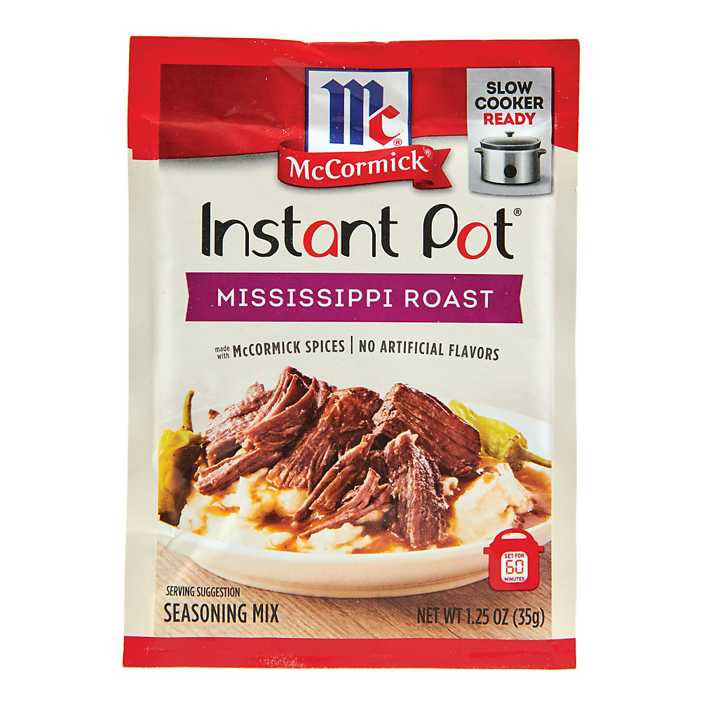 Calories in Mccormick Instant Pot Mississippi Roast Seasoning Mix, 1.25 oz
