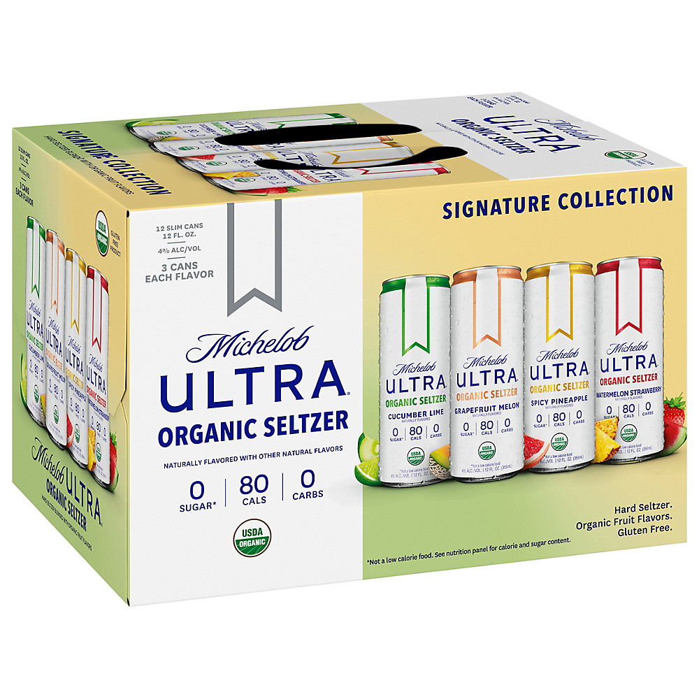 Calories in Michelob Ultra Seltzer Variety Pack 12 oz Cans, 12 pk