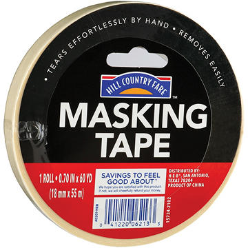 Hill Country Fare Masking Tape, 60 yd